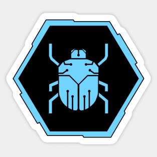 Scarab Beast Coin Sticker